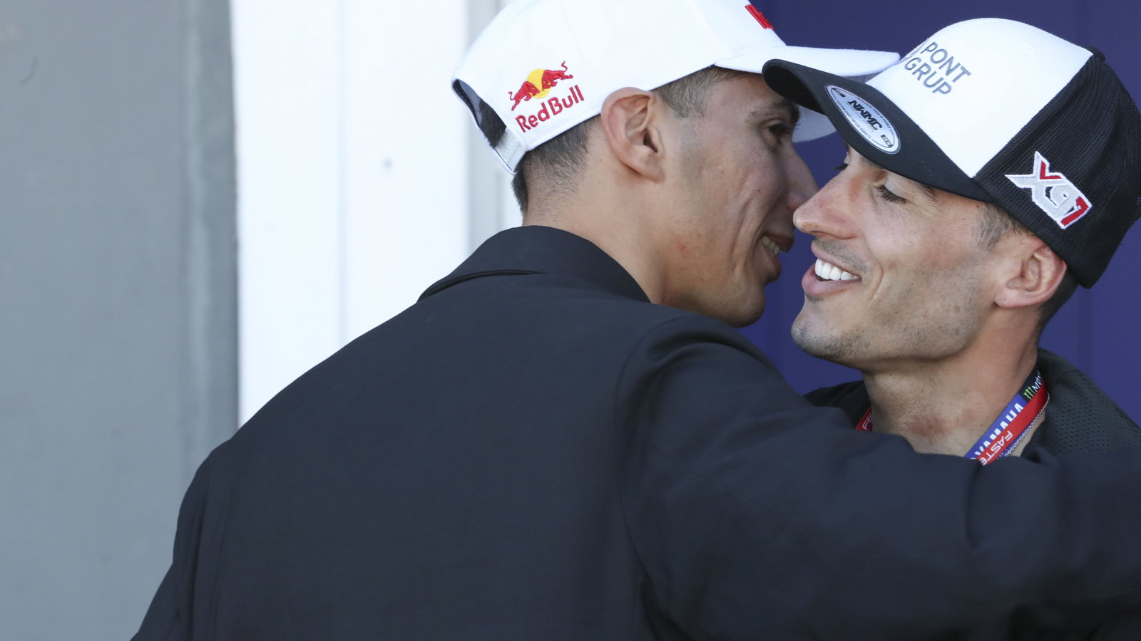 Xavi Vierge, Toprak Razgatlioglu at 2025 MotoGP Valencia Grand Prix. Credit: Gold and Goose.