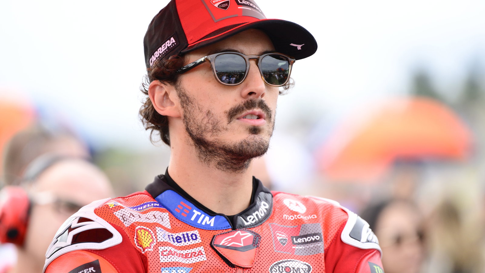 Francesco Bagnaia, 2025 MotoGP Valencia Grand Prix, Sprint grid. Credit: Gold and Goose.