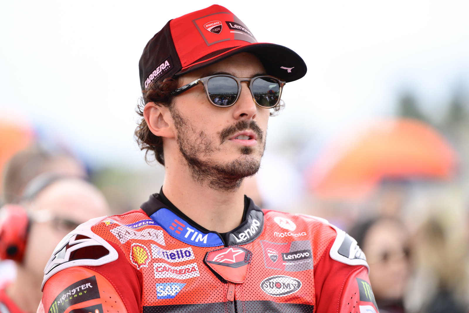 Francesco Bagnaia, 2025 MotoGP Valencia Grand Prix, Sprint grid. Credit: Gold and Goose.
