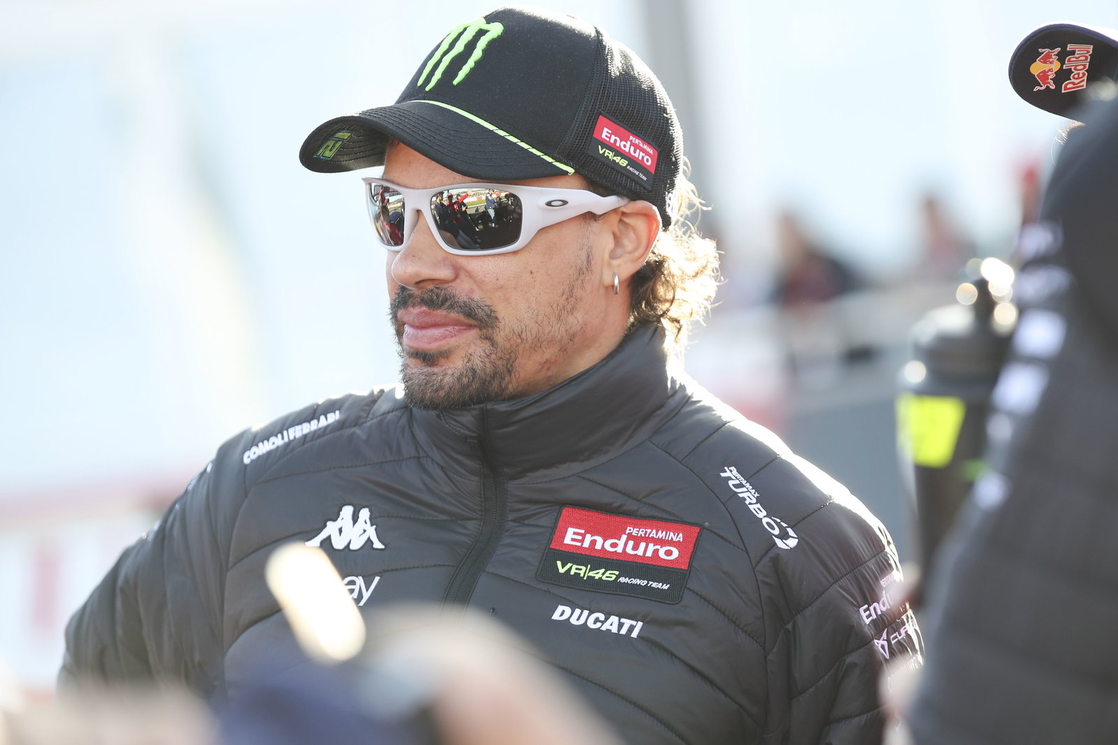 Franco Morbidelli, 2025 MotoGP Valencia Grand Prix, riders' parade. Credit: Gold and Goose.