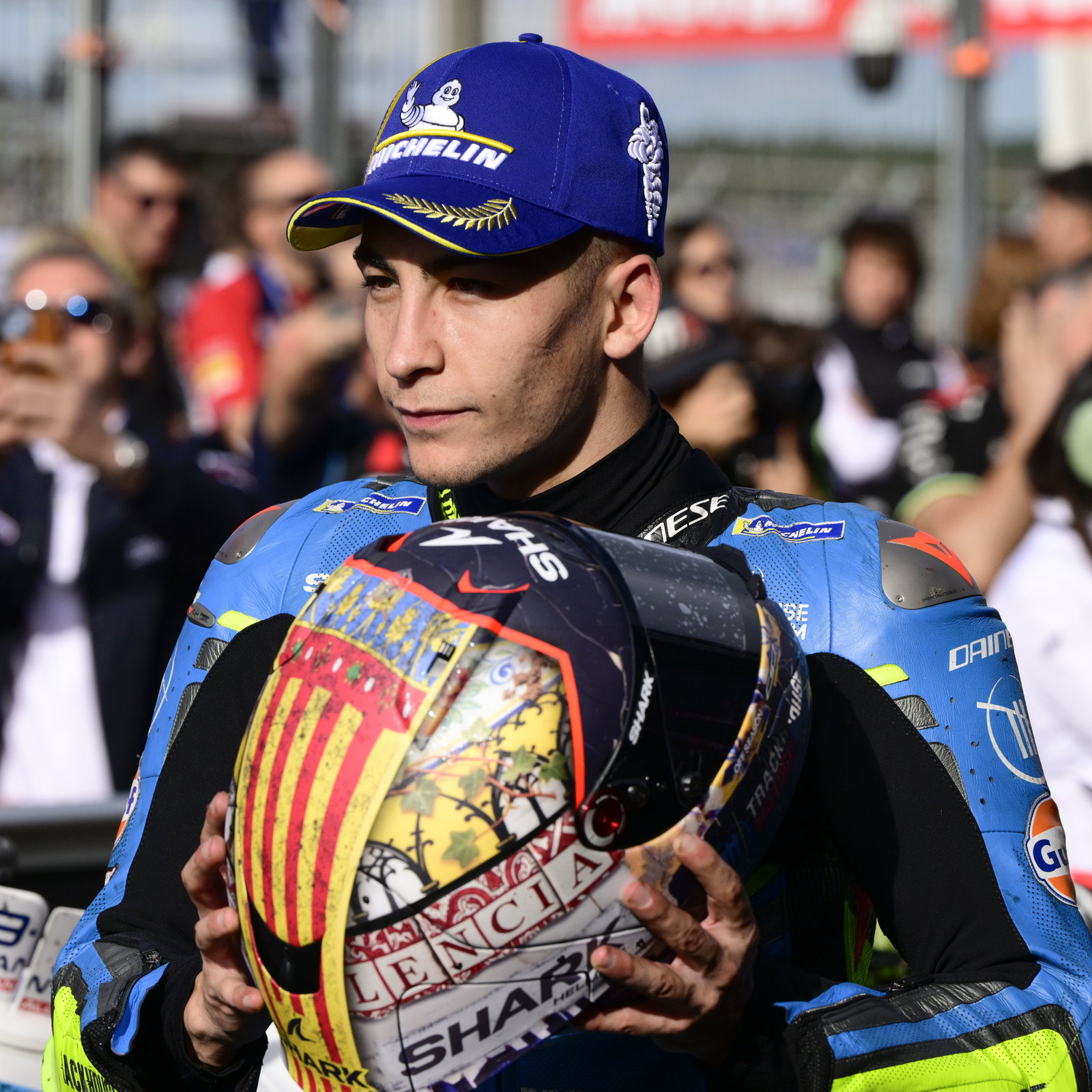 Raul Fernandez, 2025 MotoGP Valencia Grand Prix, parc ferme. Credit: Gold and Goose.