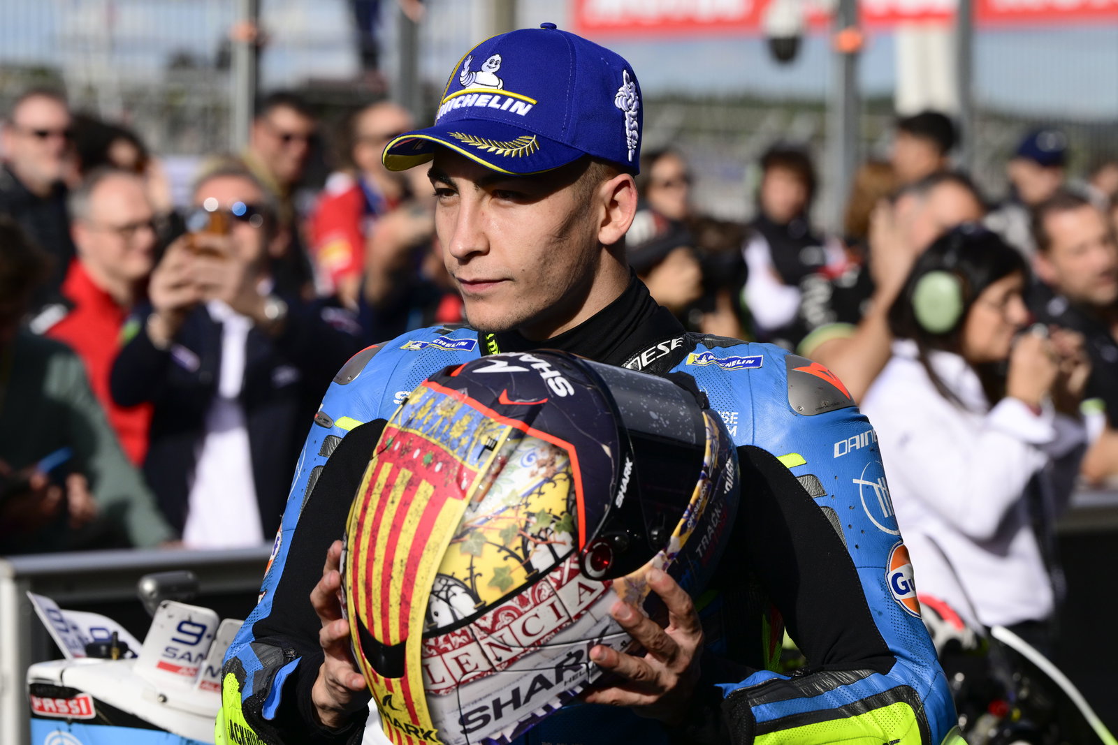 Raul Fernandez, 2025 MotoGP Valencia Grand Prix, parc ferme. Credit: Gold and Goose.