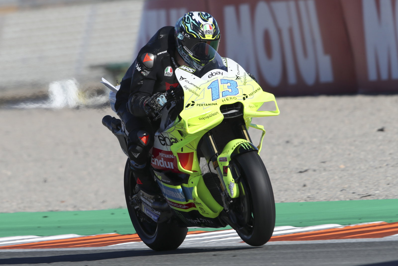 Celestino Vietti, 2025 MotoGP Valencia Test. Credit: Gold and Goose.