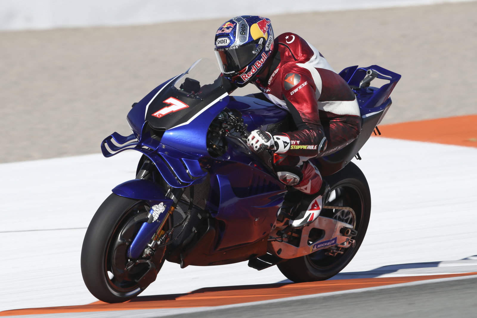 Toprak Razgatlioglu, 2025 MotoGP Valencia Test. Credit: Gold and Goose.