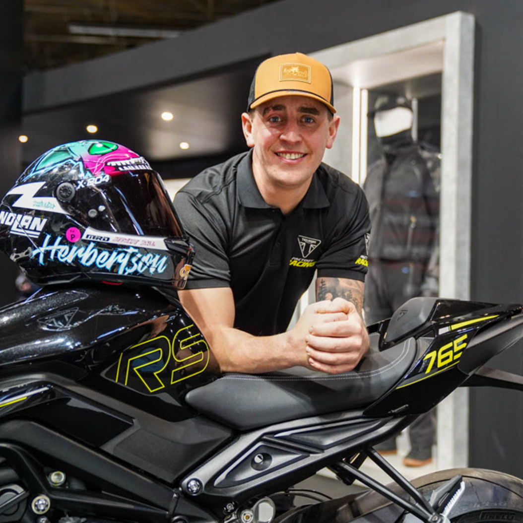 Dominic Herbertson. Credit: Triumph.