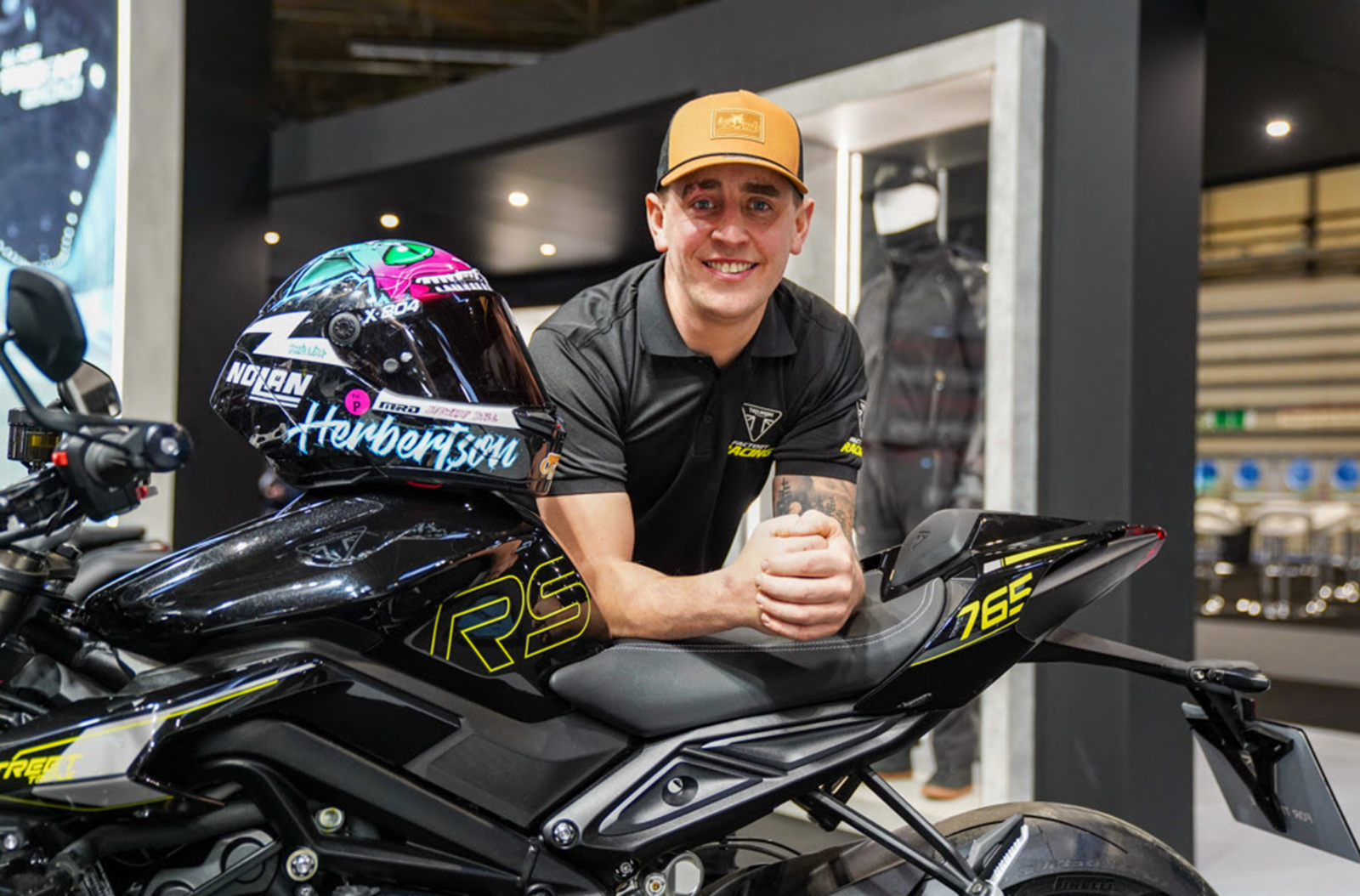 Dominic Herbertson. Credit: Triumph.