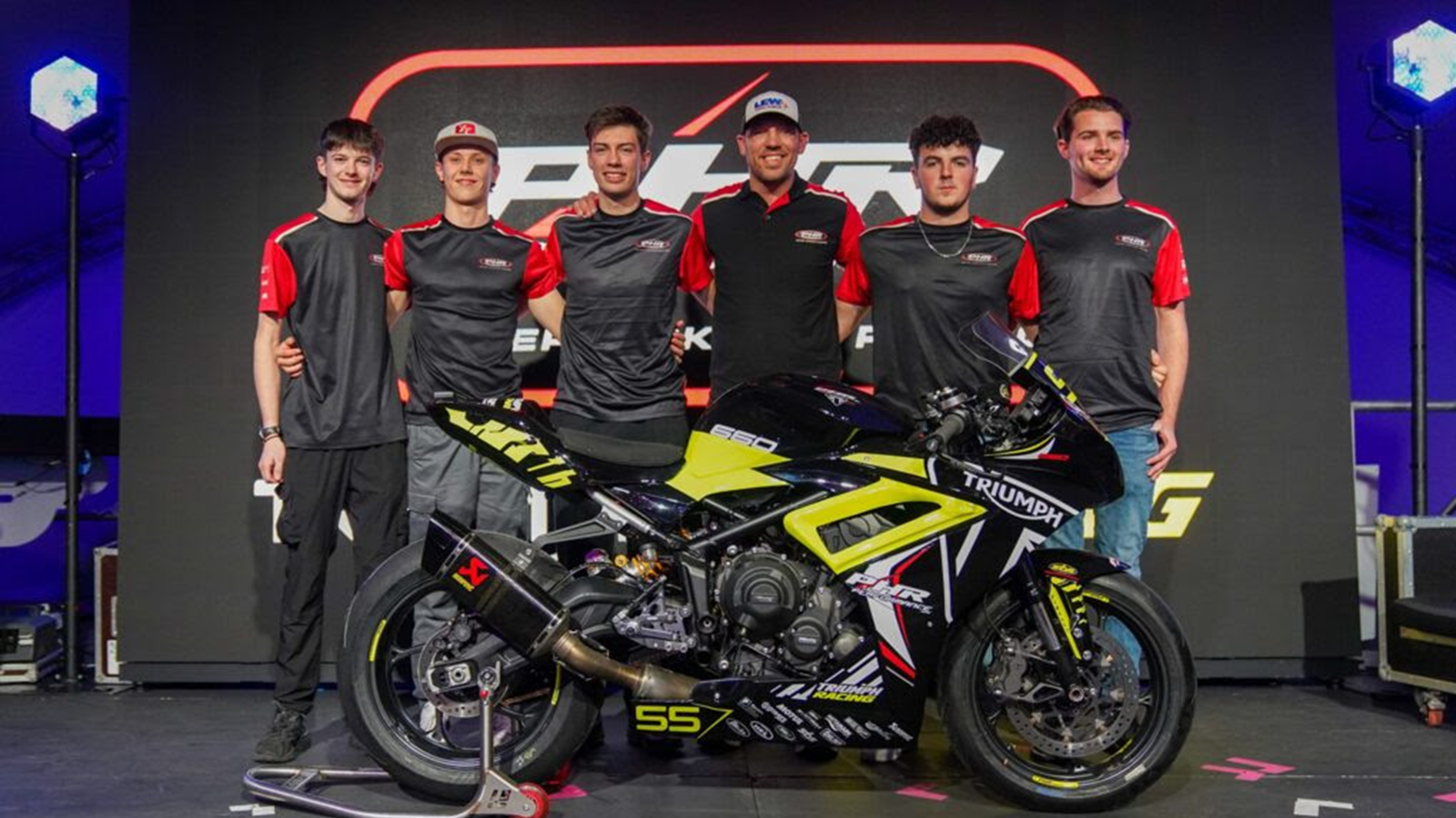 PHR Performance Triumph presents 2026 WorldSPB team. Credit: Triumph.