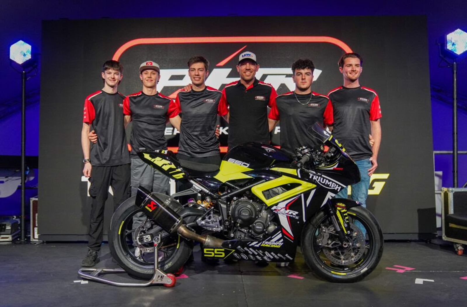 PHR Performance Triumph presents 2026 WorldSPB team. Credit: Triumph.