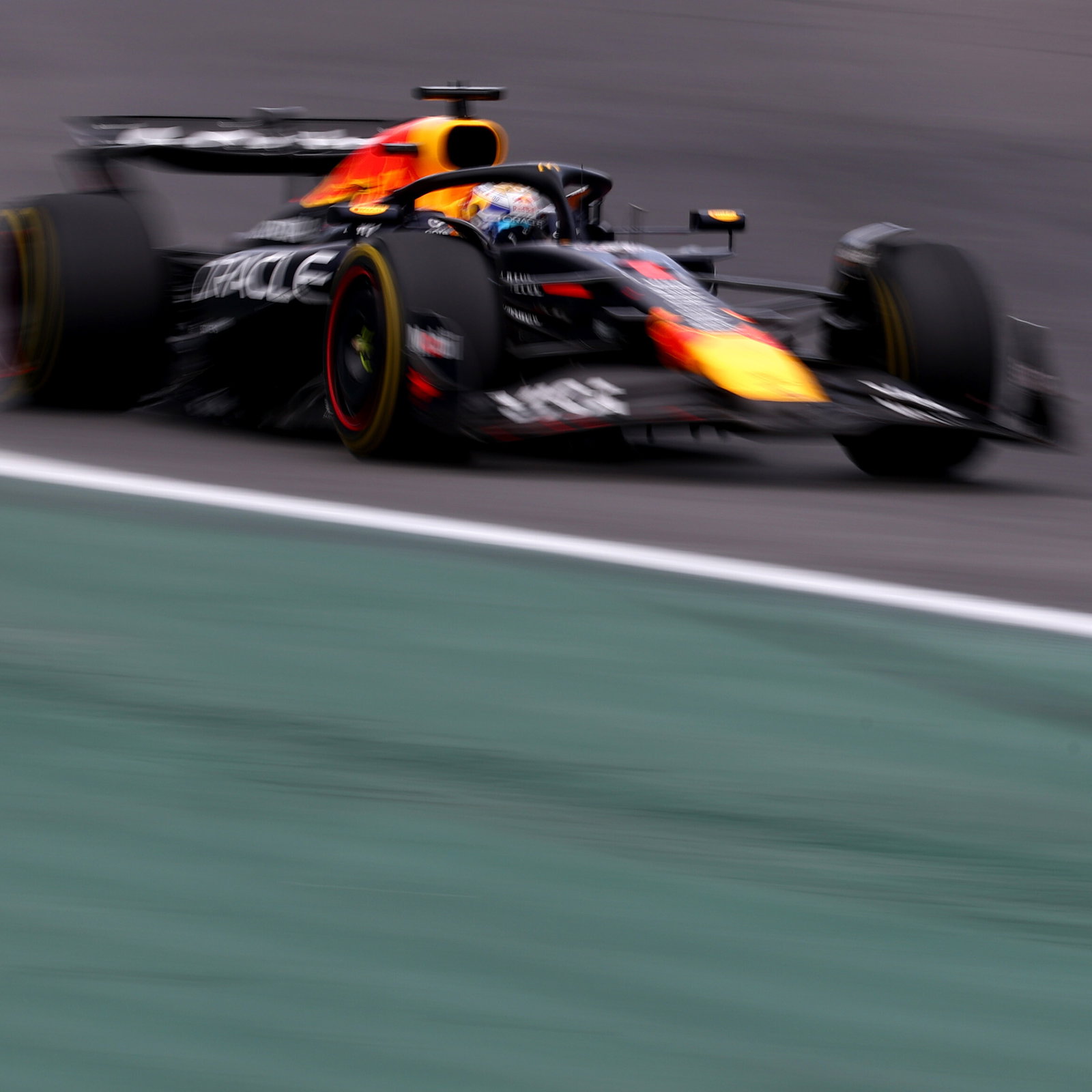 Verstappen charged from the pitlane to third