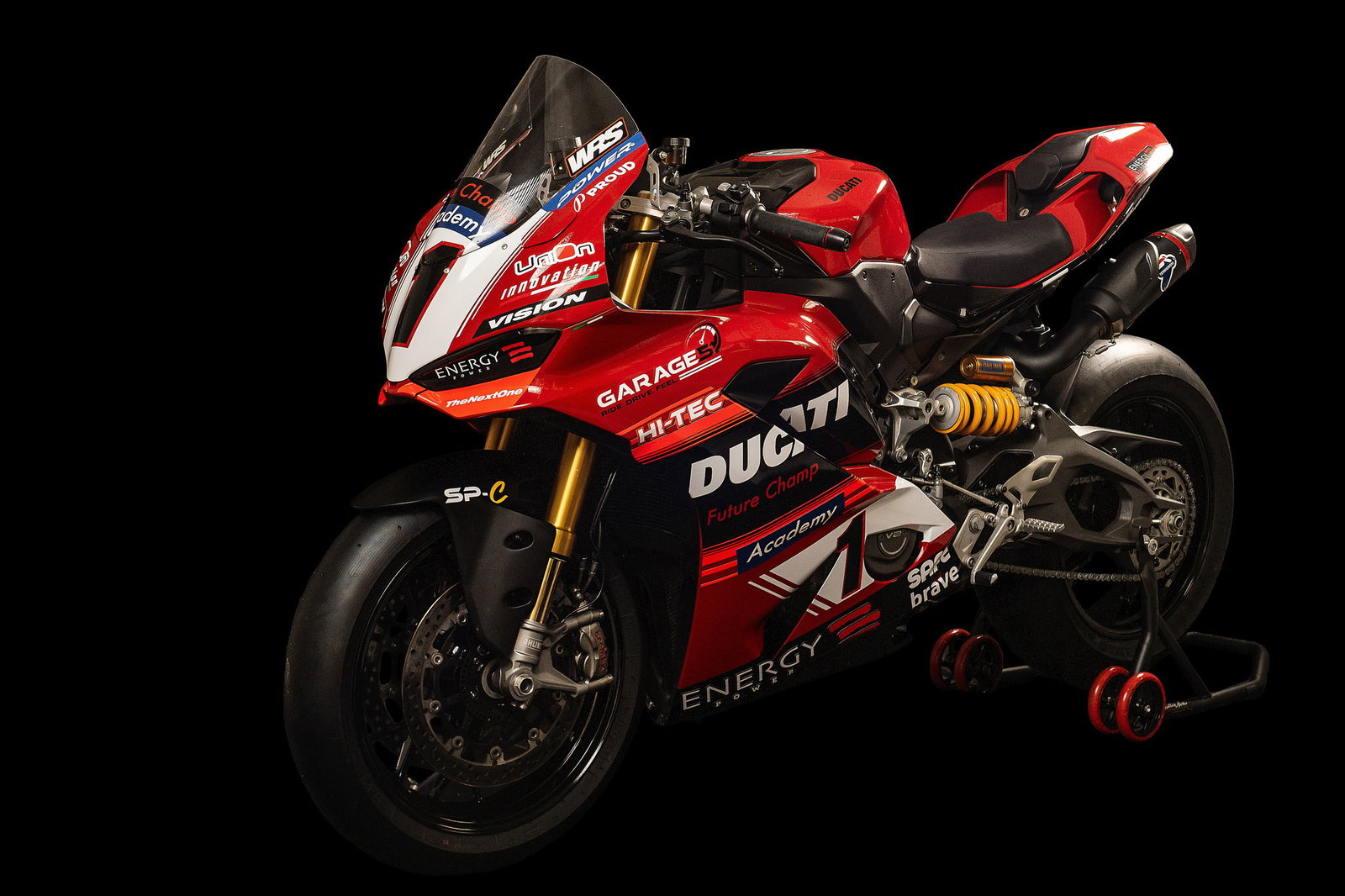 Ducati V2 Future Champ Academy Panigale V2 S. Credit: Ducati.