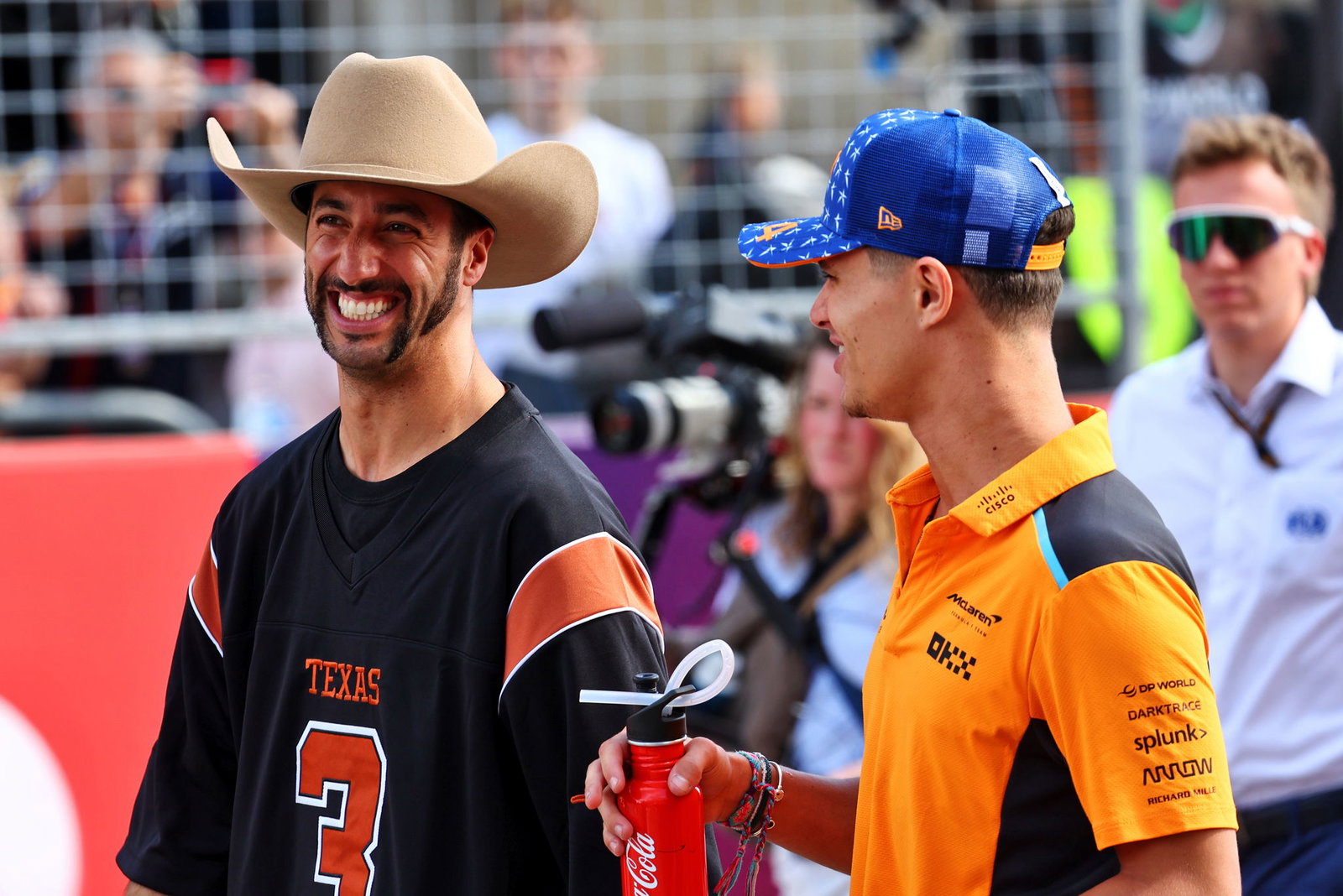 Daniel Ricciardo and Lando Norris 