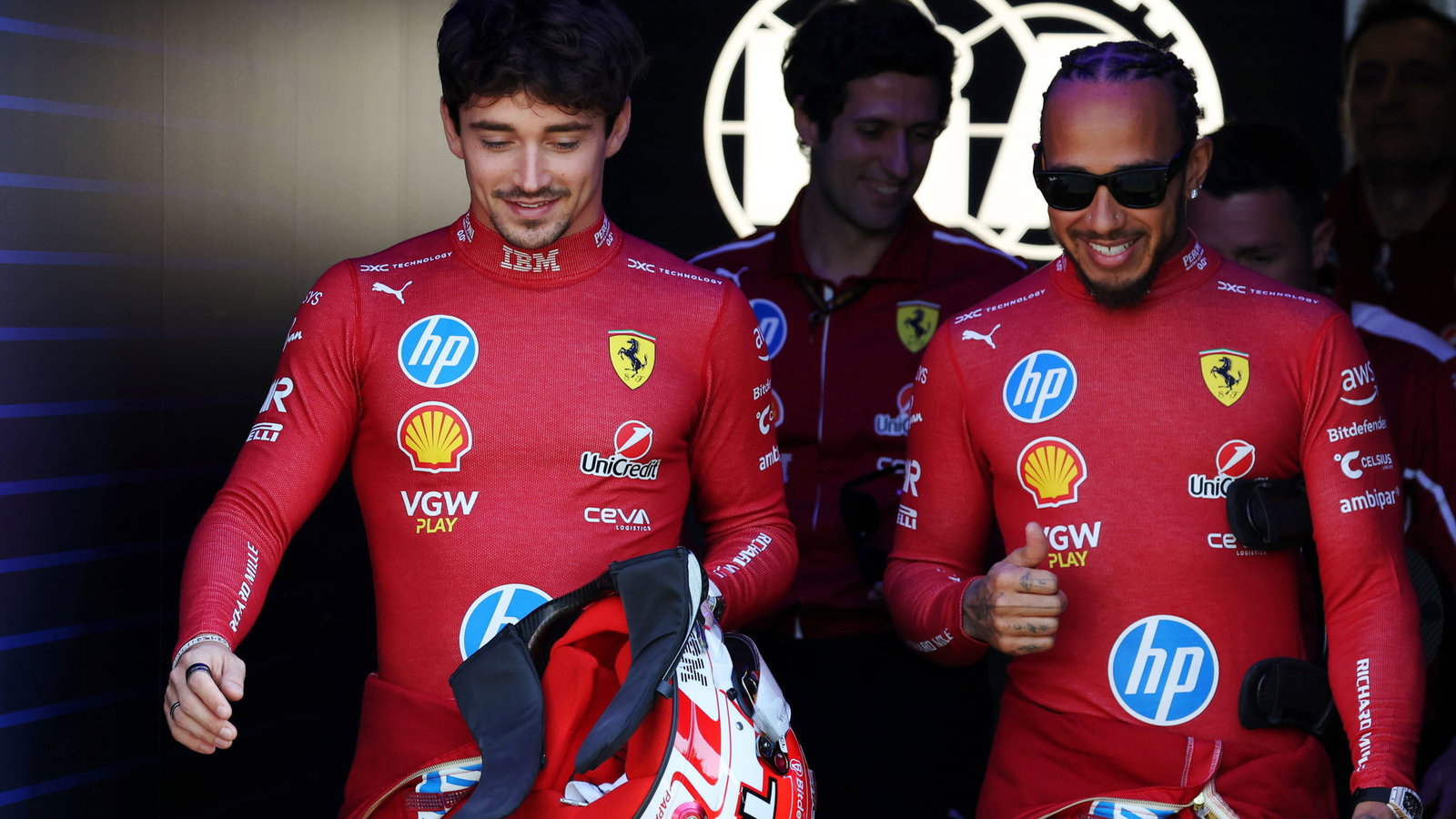 Leclerc and Hamilton came under fire from Elkann