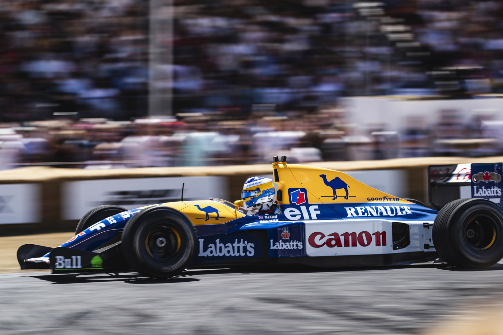 Vowles drove Williams' FW14B at Goodwood in July