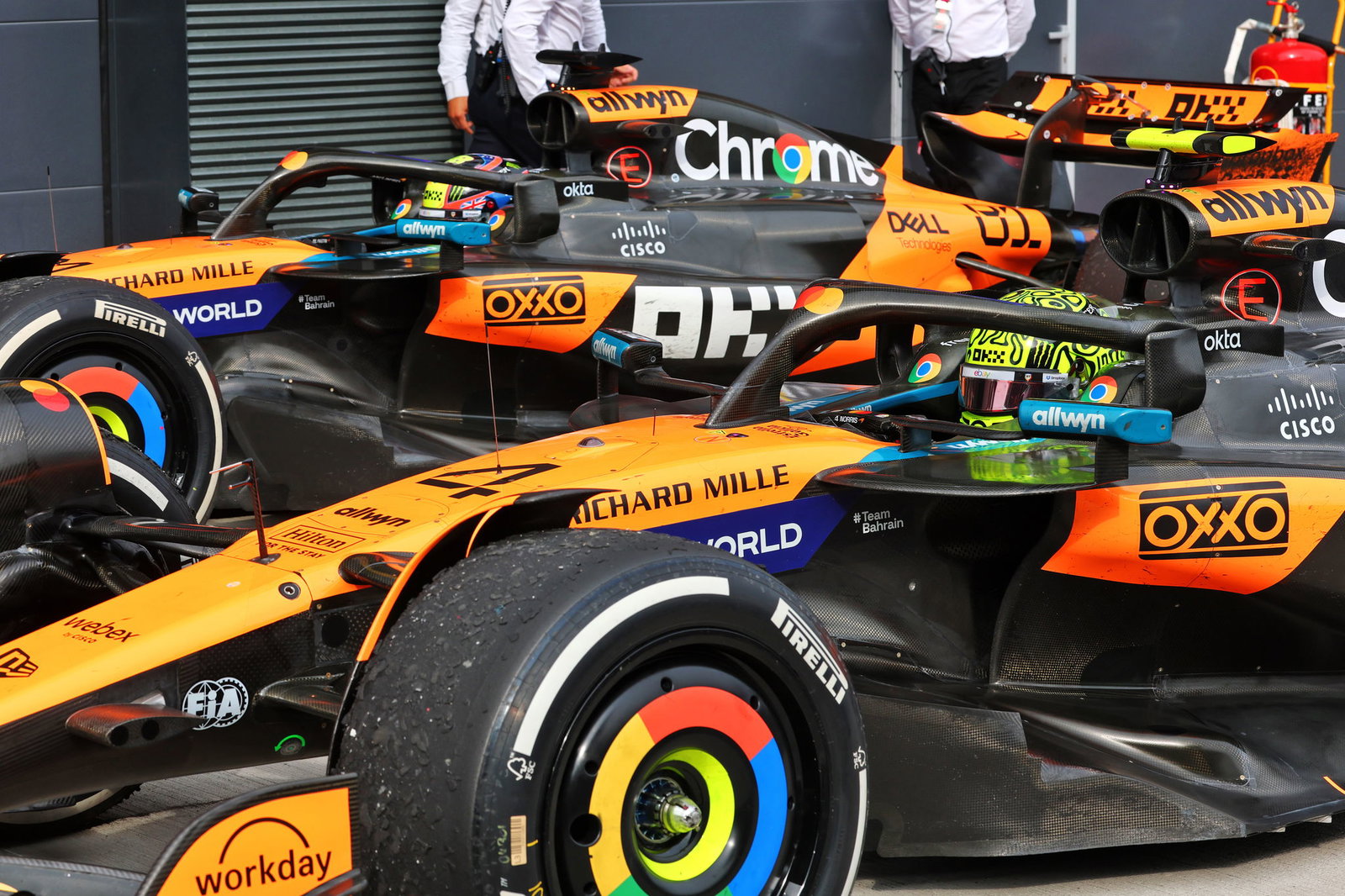 Oscar Piastri and Lando Norris 