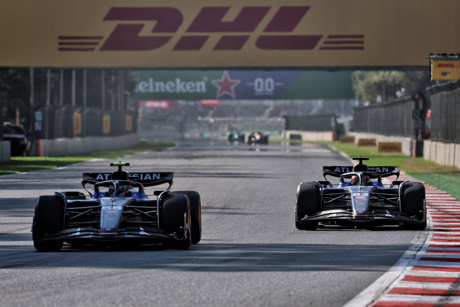 Alex Albon and Carlos Sainz 