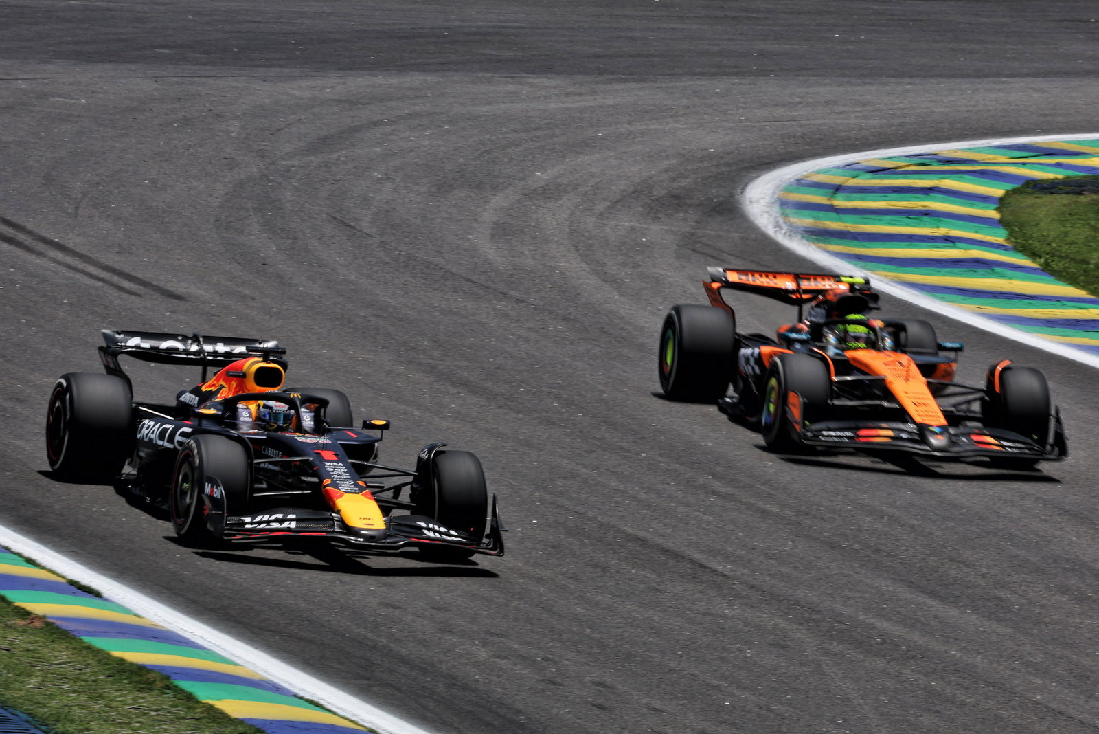 Max Verstappen and Lando Norris 
