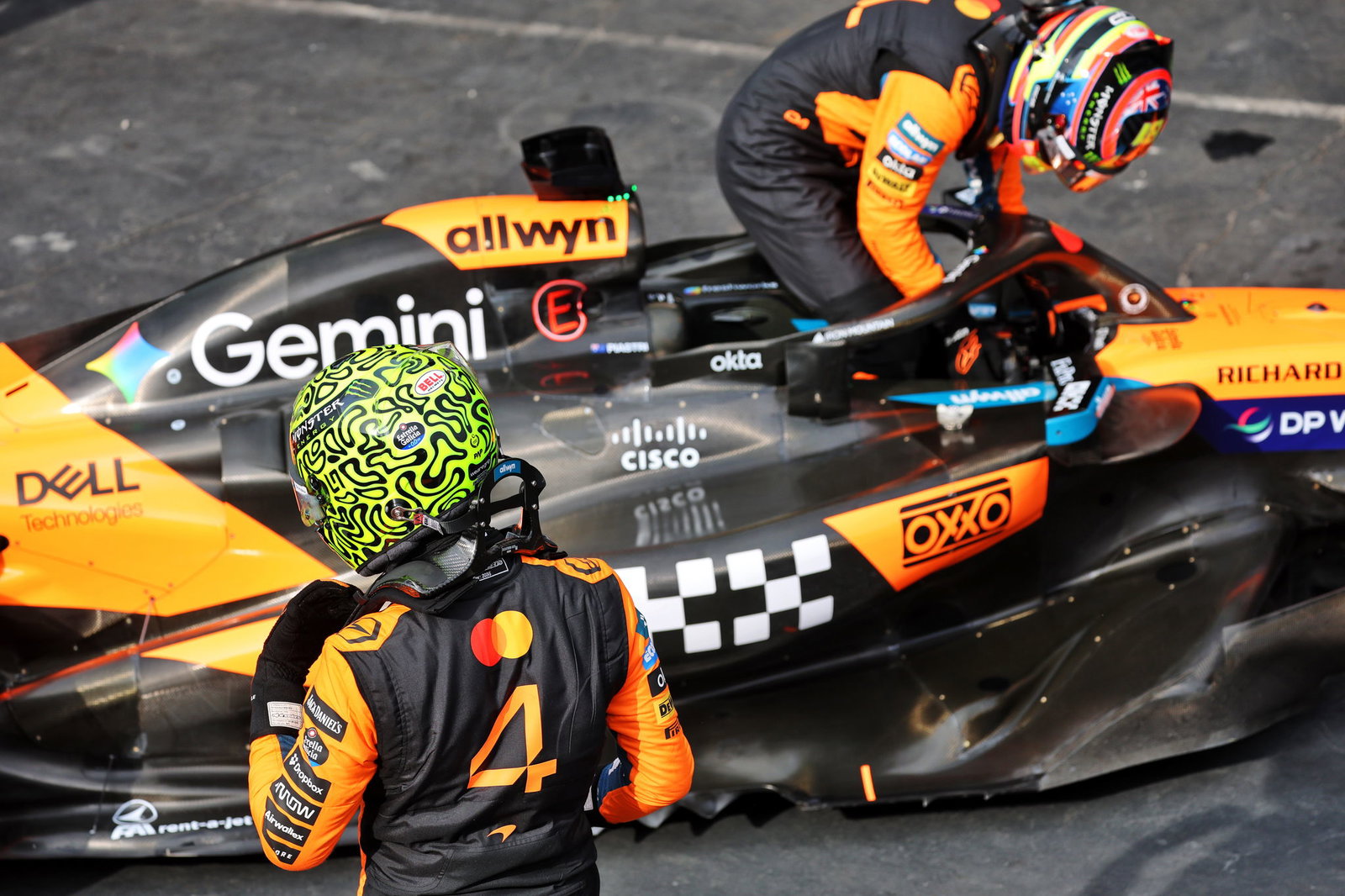 Oscar Piastri and Lando Norris 