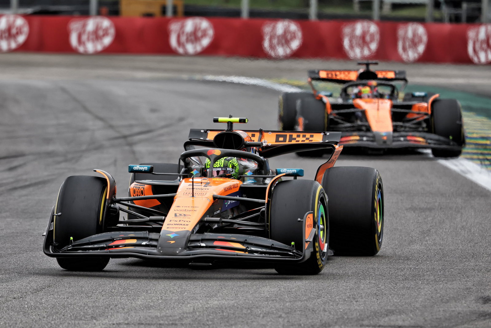 Norris has held the edge over Piastri recently 