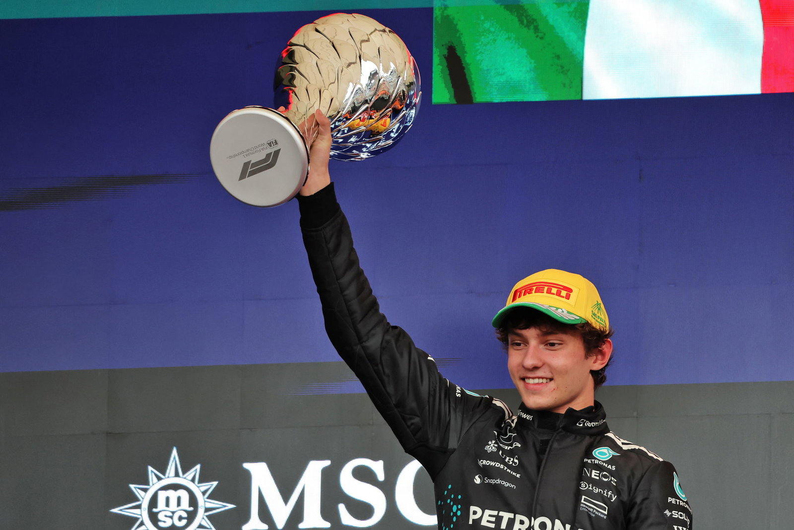Antonelli claimed his best result in F1