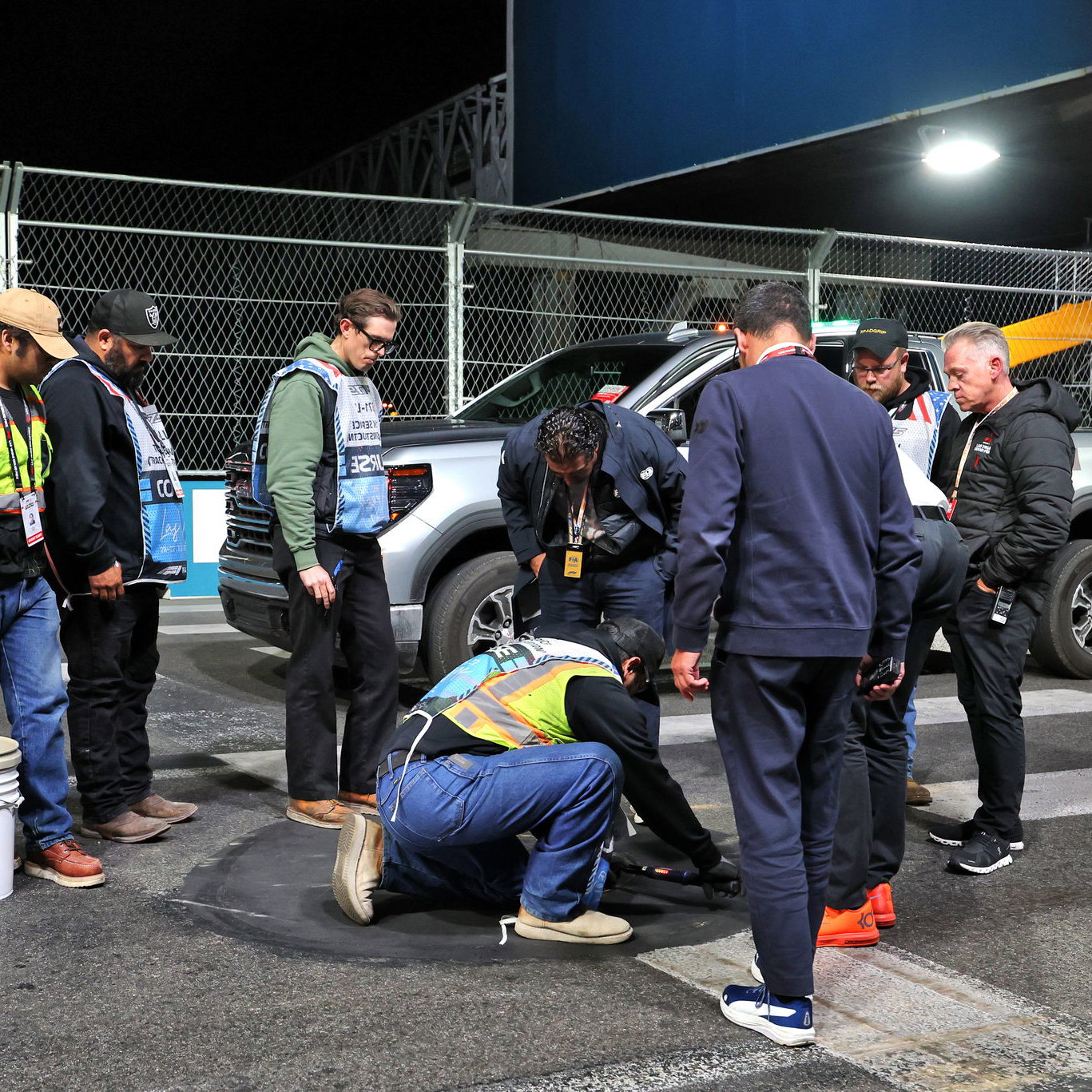 FIA checks in Las Vegas 