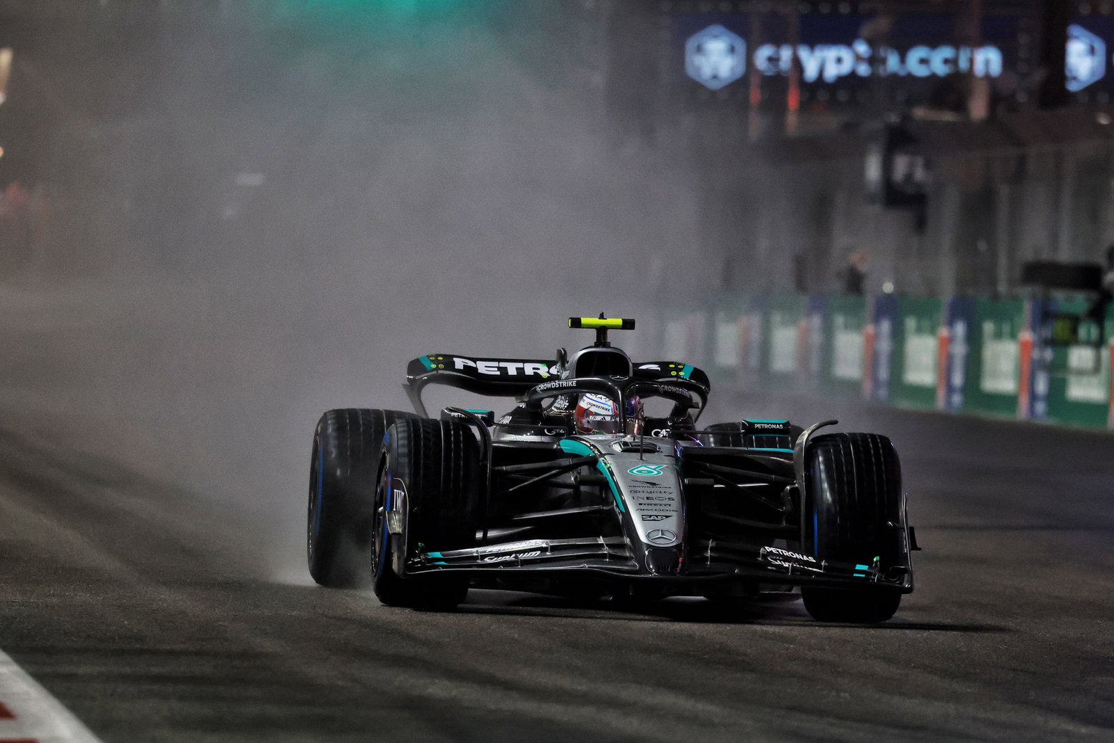 Antonelli exited qualifying early