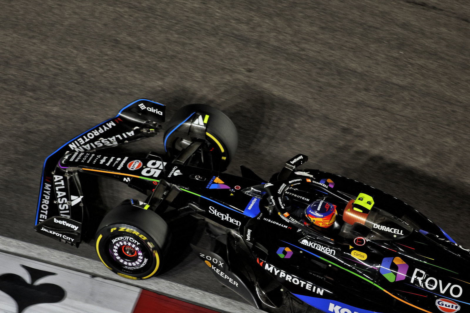 Sainz was brilliant all weekend in Las Vegas