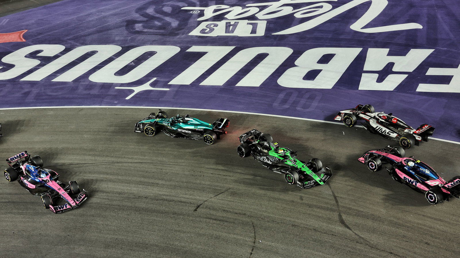 It was a chaotic start in Las Vegas 