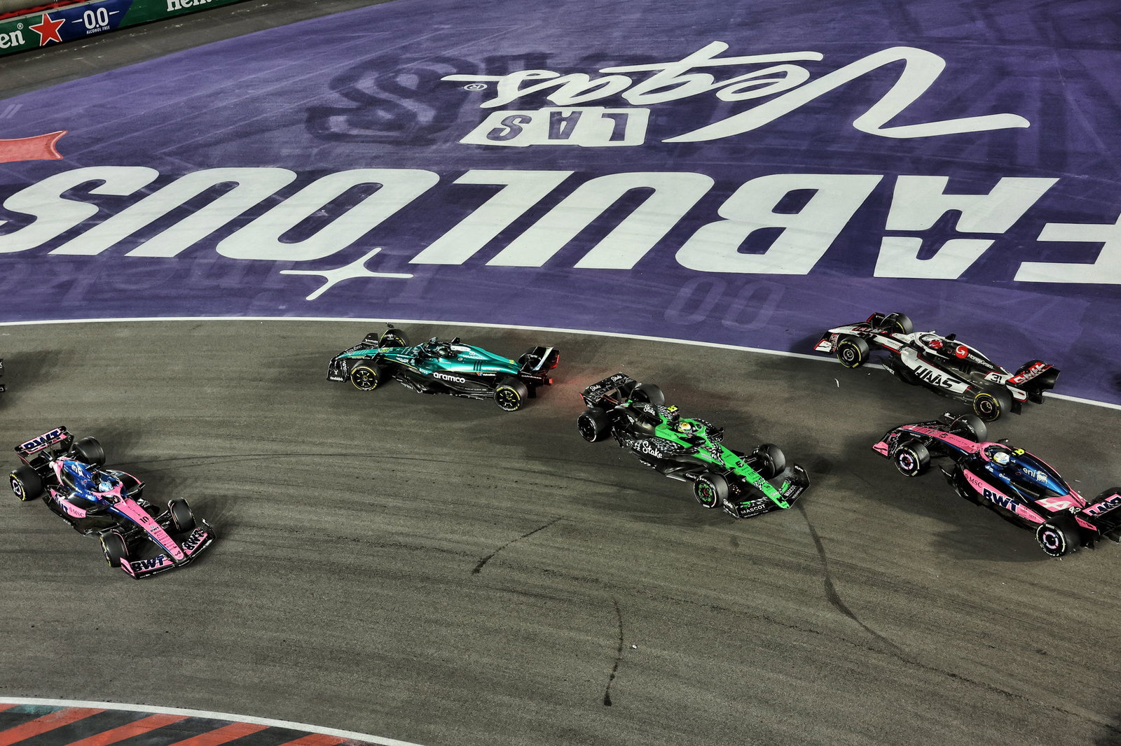 It was a chaotic start in Las Vegas 