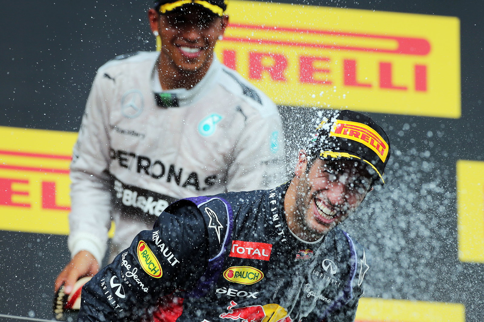 Lewis Hamilton and Daniel Ricciardo