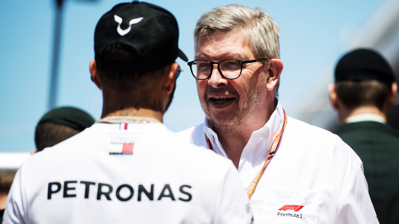 Hamilton and Brawn worked together at Mercedes