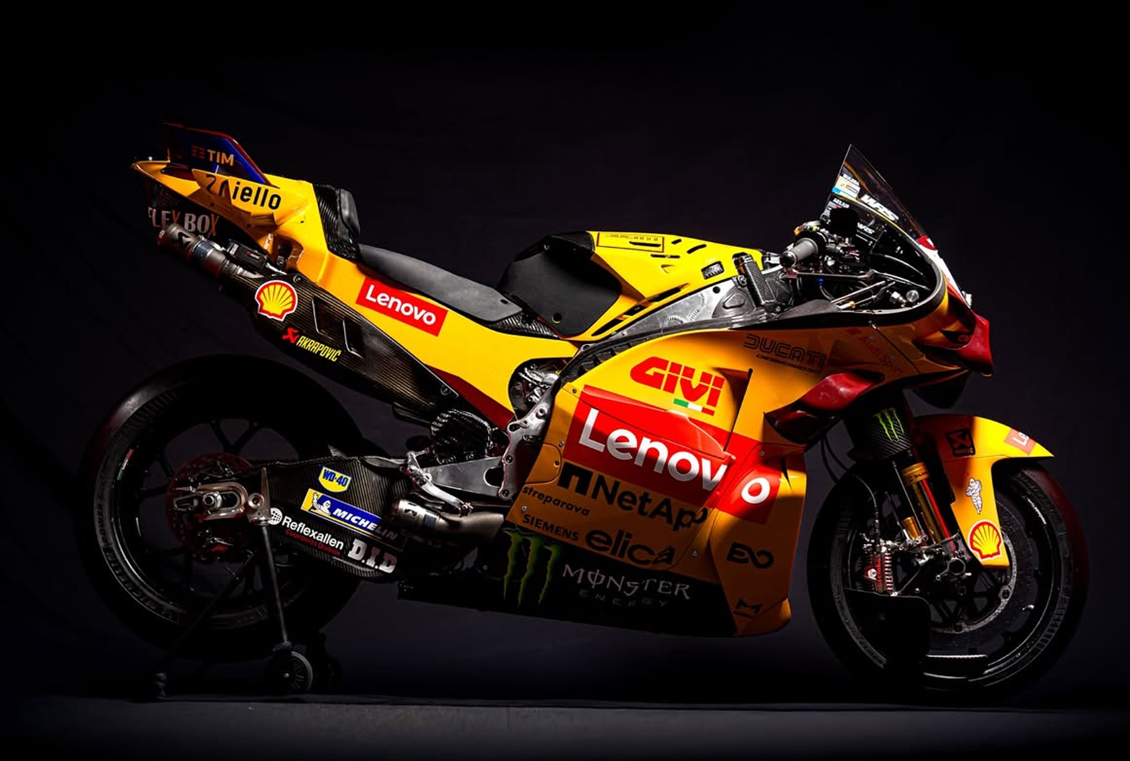 Nicolo Bulega's livery for the 2025 Valencia MotoGP test. Credit: Instagram/Ducati Corse.