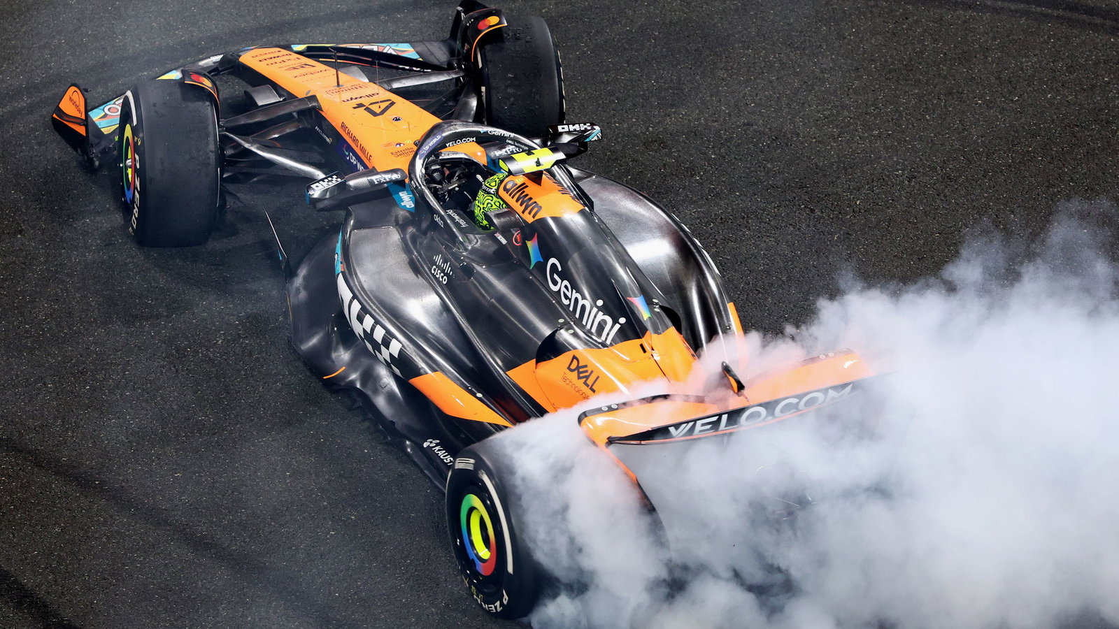 Norris will race with the number 1 on his car next season 