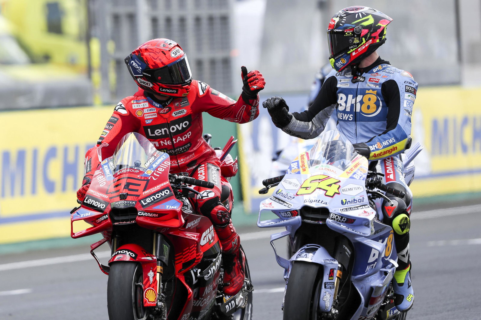 Fermin Aldeguer, Marc Marquez, 2025 French MotoGP