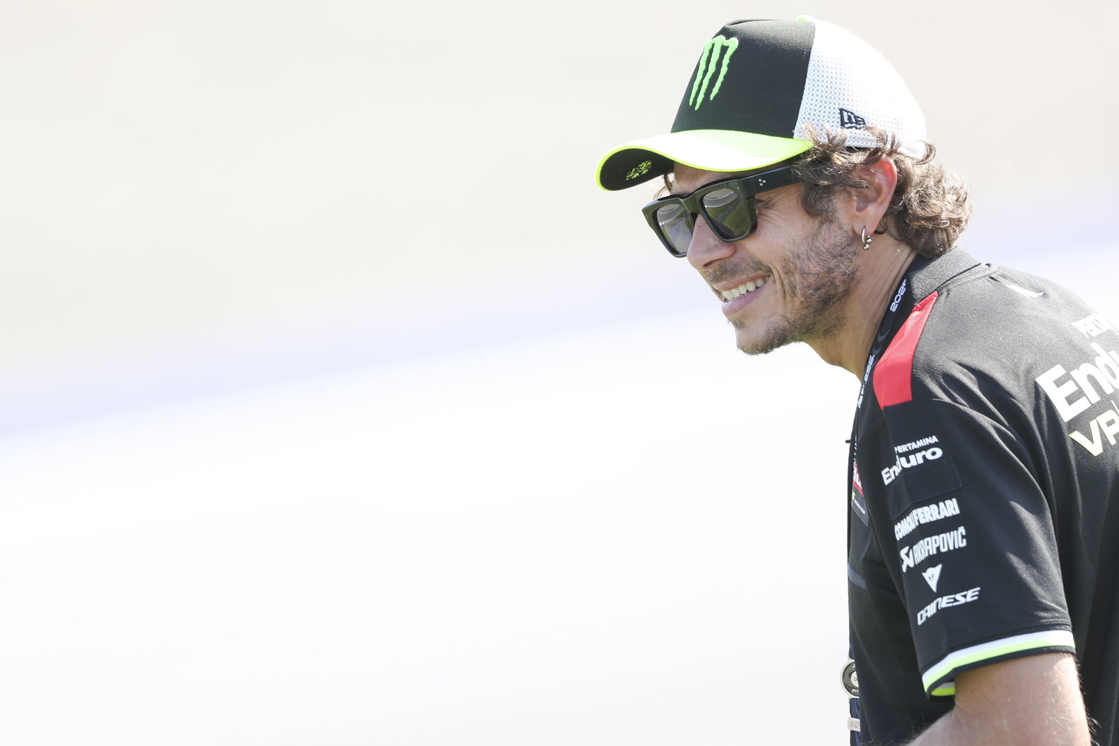 Valentino Rossi, 2025 MotoGP Austrian Grand Prix, trackside. Credit: Gold and Goose.