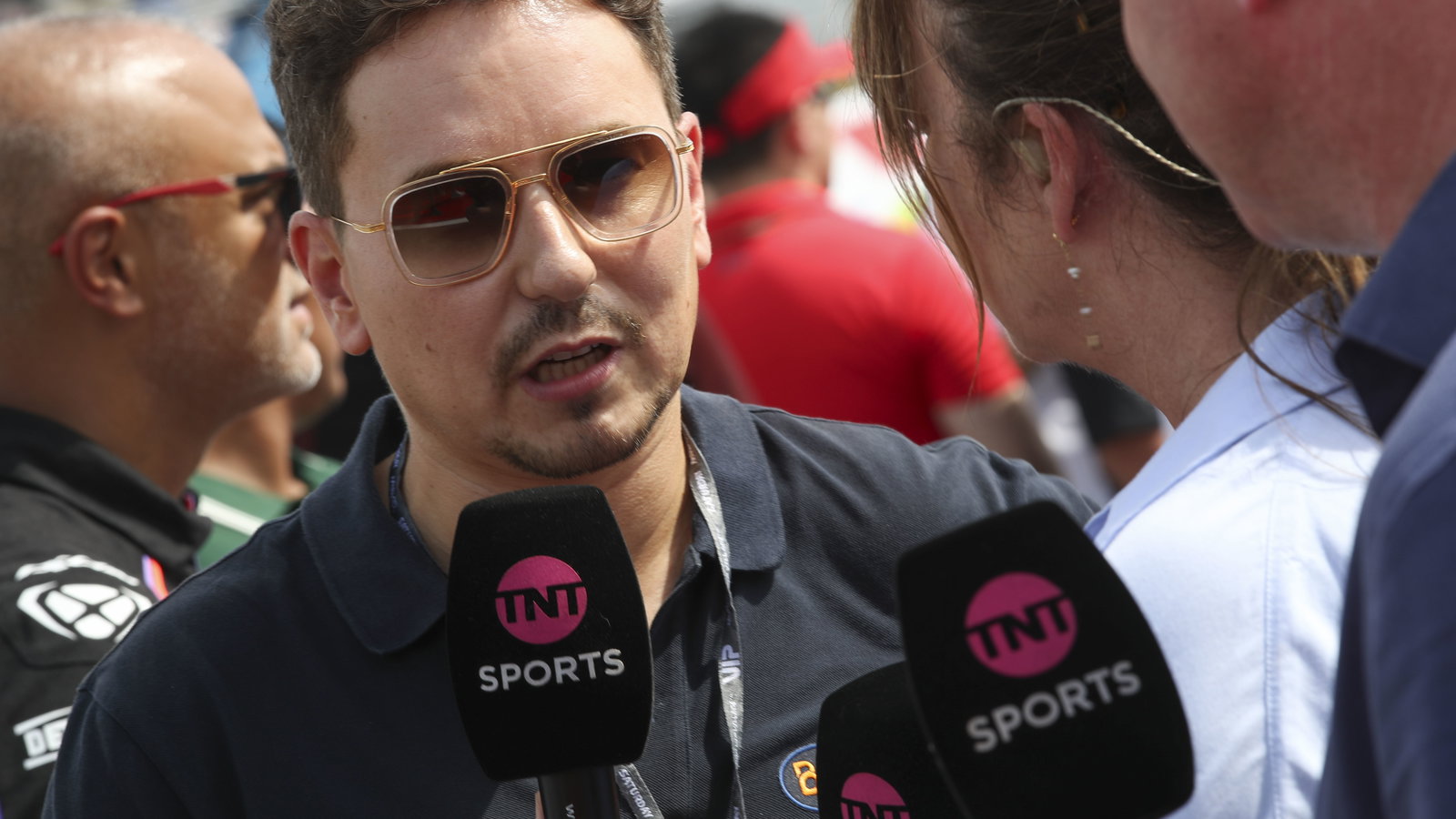 Jorge Lorenzo speaks to TNT Sports, 2025 MotoGP Indonesian Grand Prix. Credit: Gold and Goose.