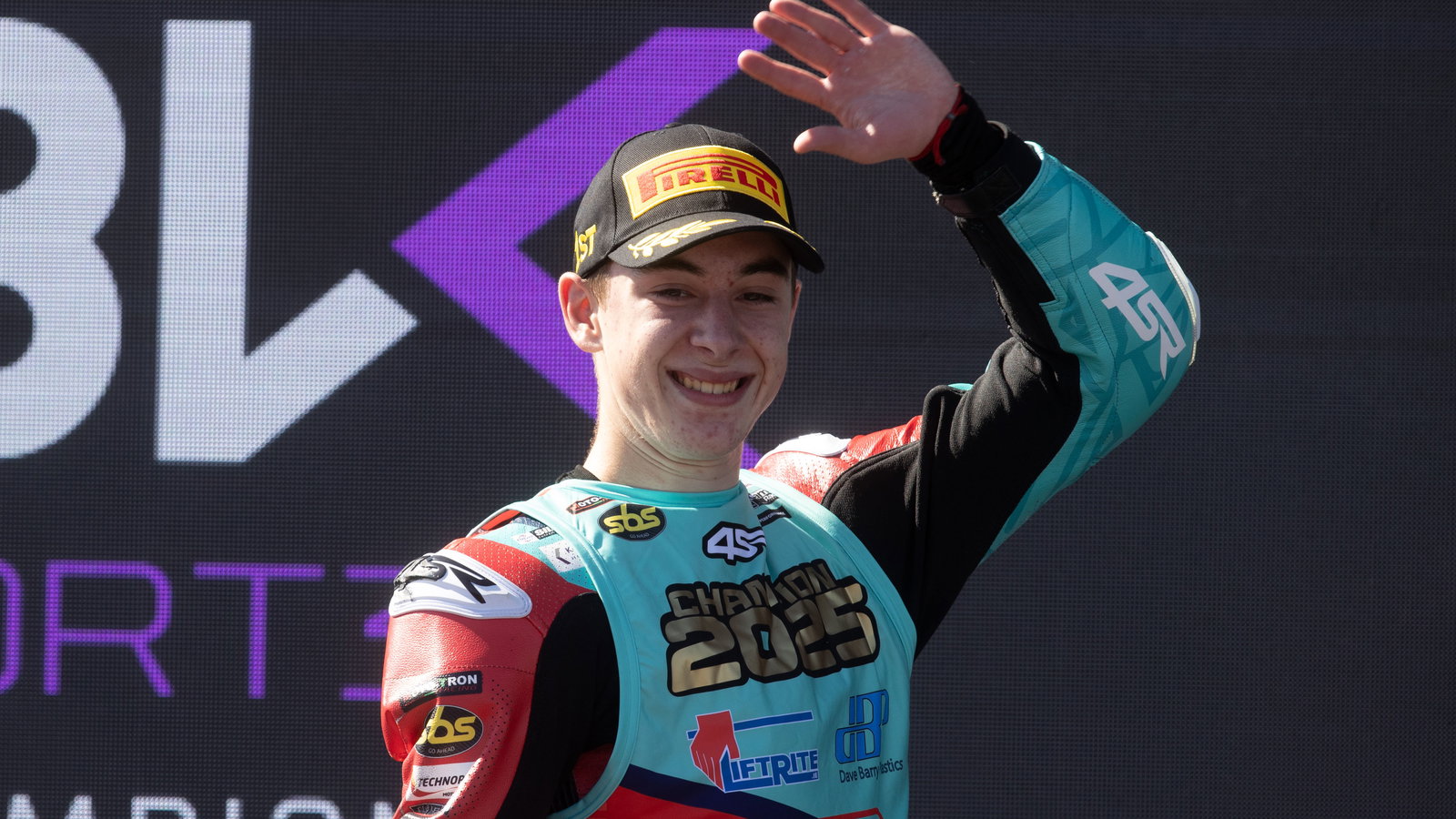 Benat Fernandez, 2025 Spanish WorldSBK, WorldSSP300 podium. Credit: Gold and Goose.