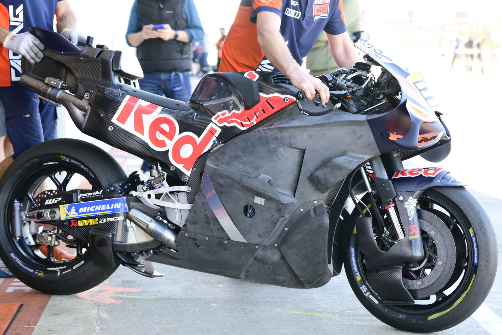 KTM bike, 2025 Valencia test