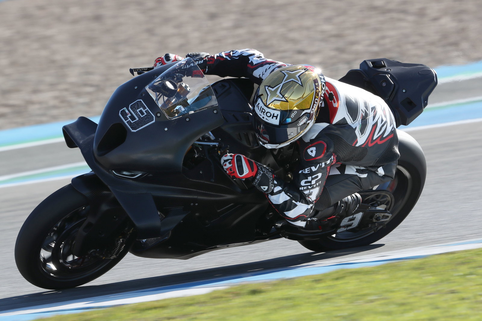 Danilo Petrucci, November 2025 WorldSBK Jerez Test. Credit: Gold and Goose.