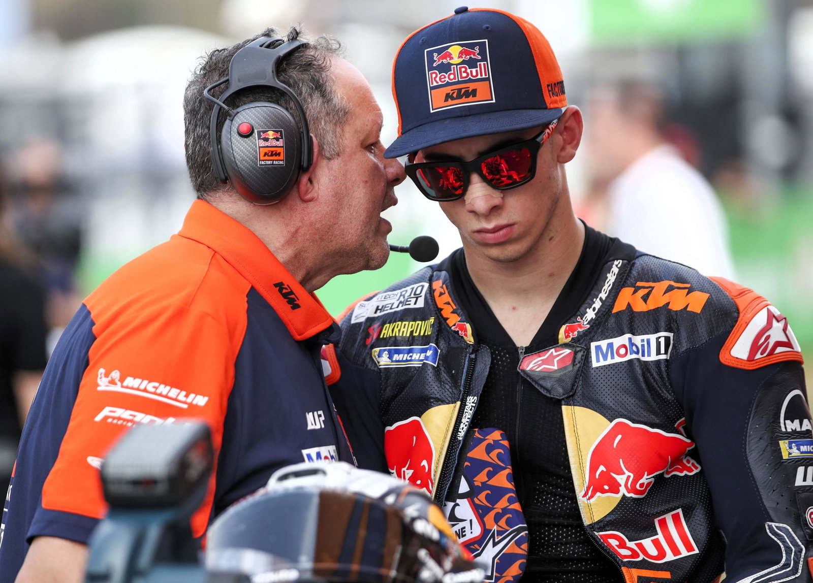 Paul Trevathan, Pedro Acosta, MotoGP grid
