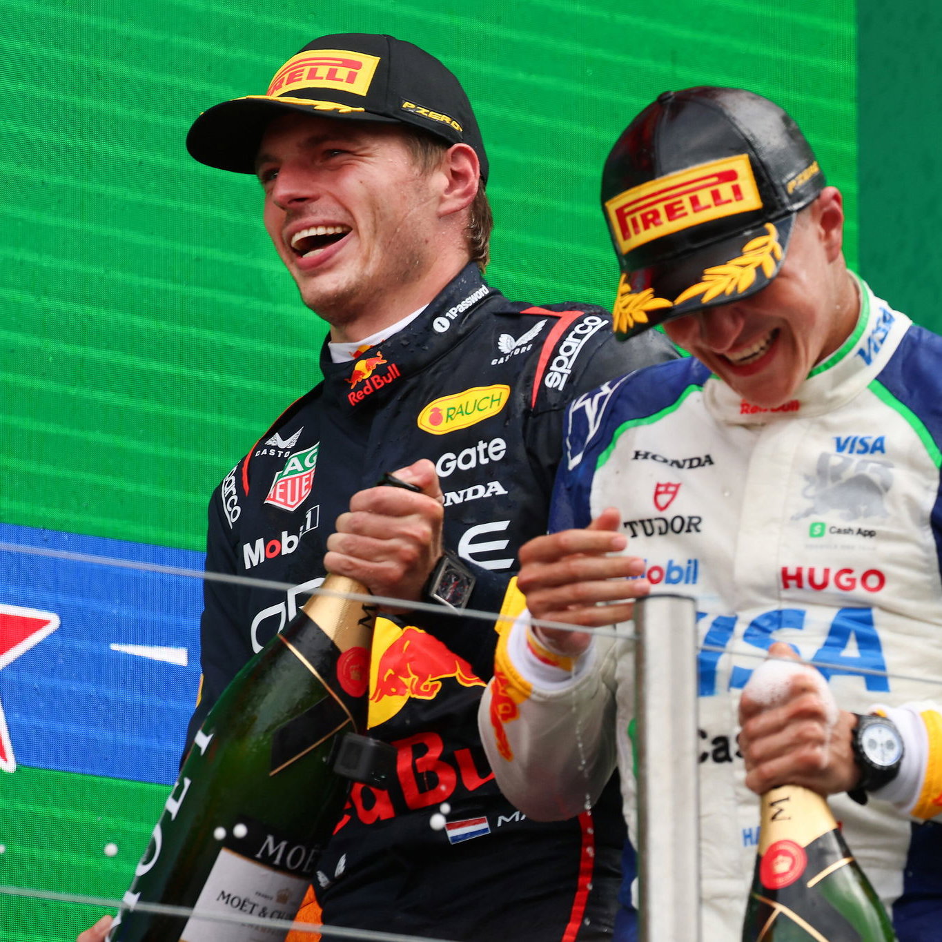 Verstappen will be joined by Hadjar at Red Bull next year