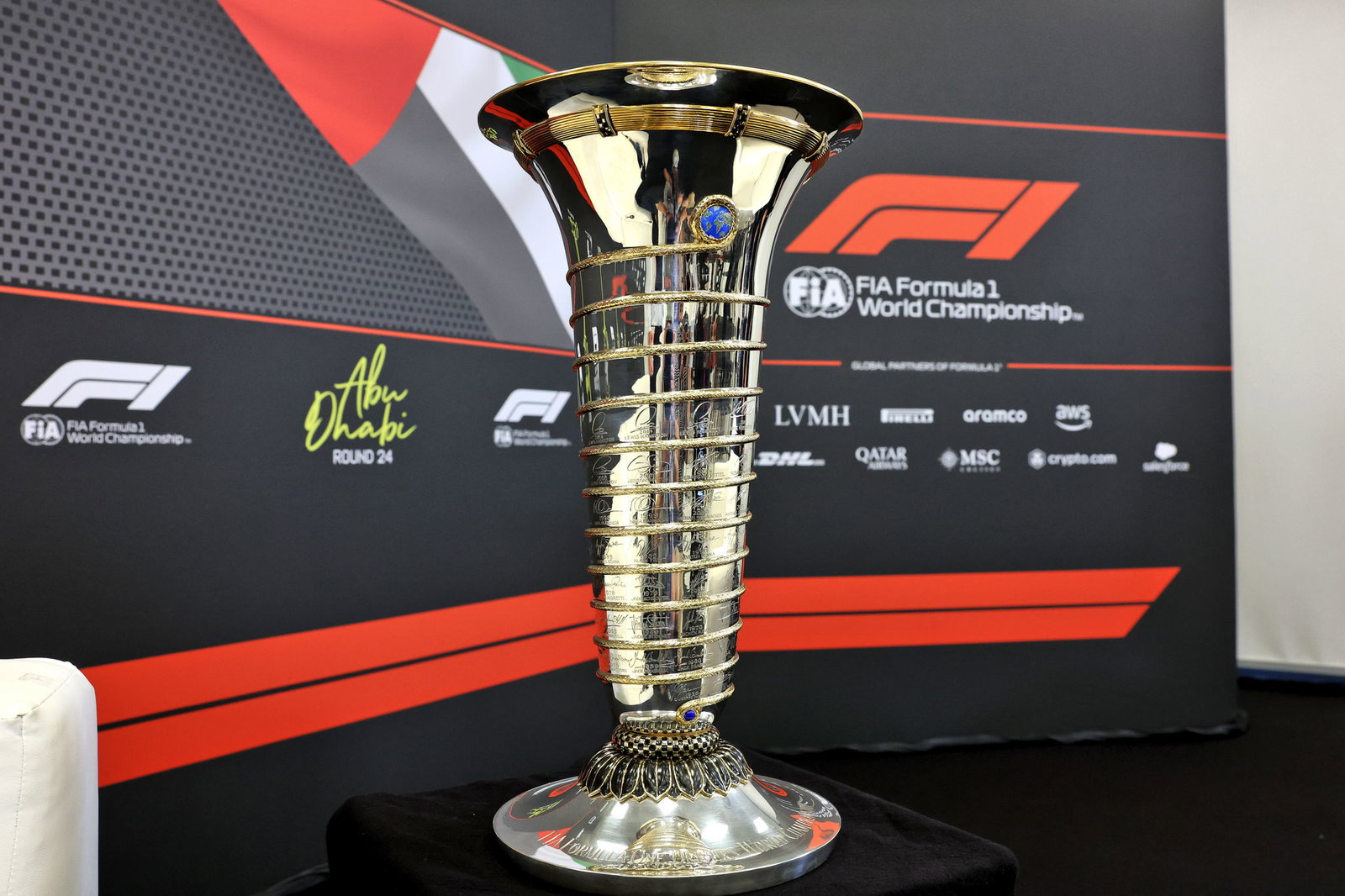 The FIA Formula 1 World Drivers’ Championship Trophy