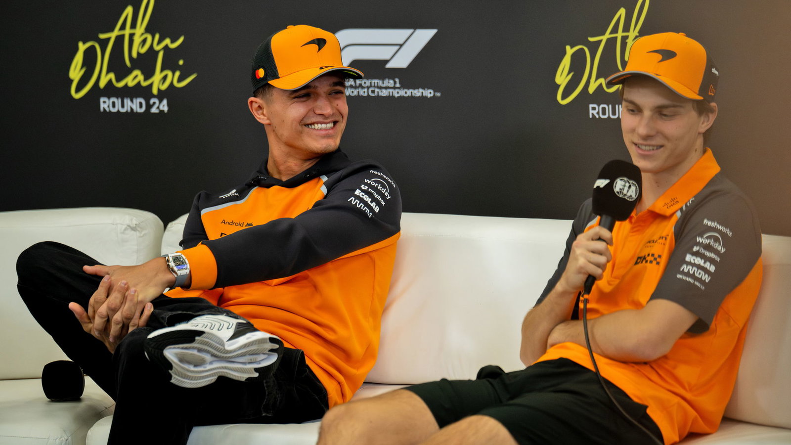 Norris and Piastri are battling for a first world title 