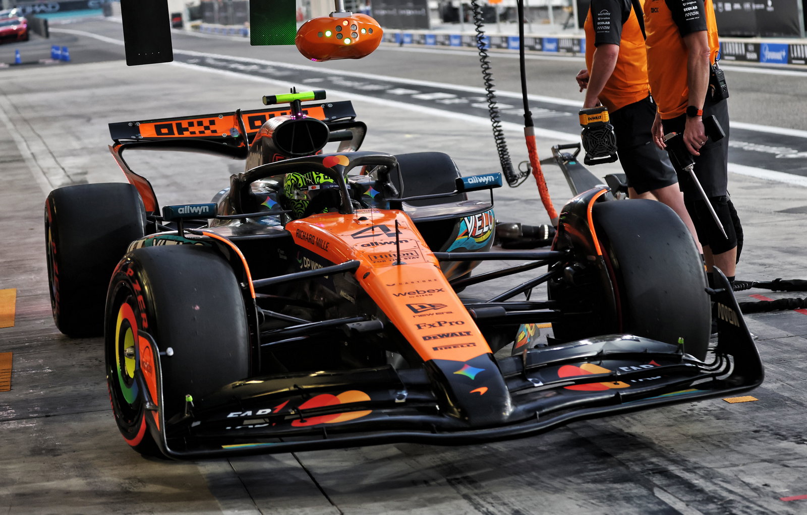 Norris was fastest in both practice sessions