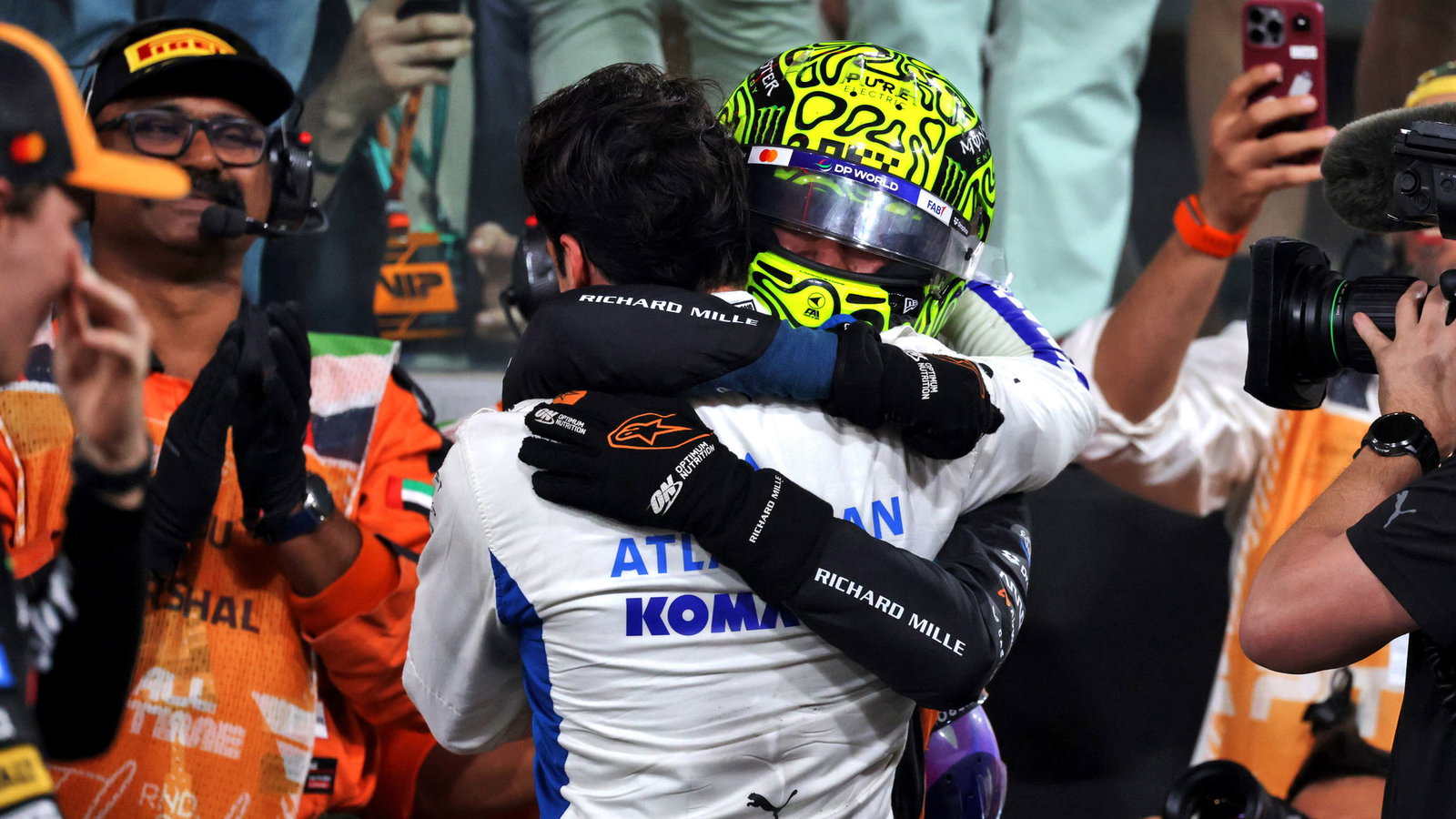 Lando Norris and Carlos Sainz 