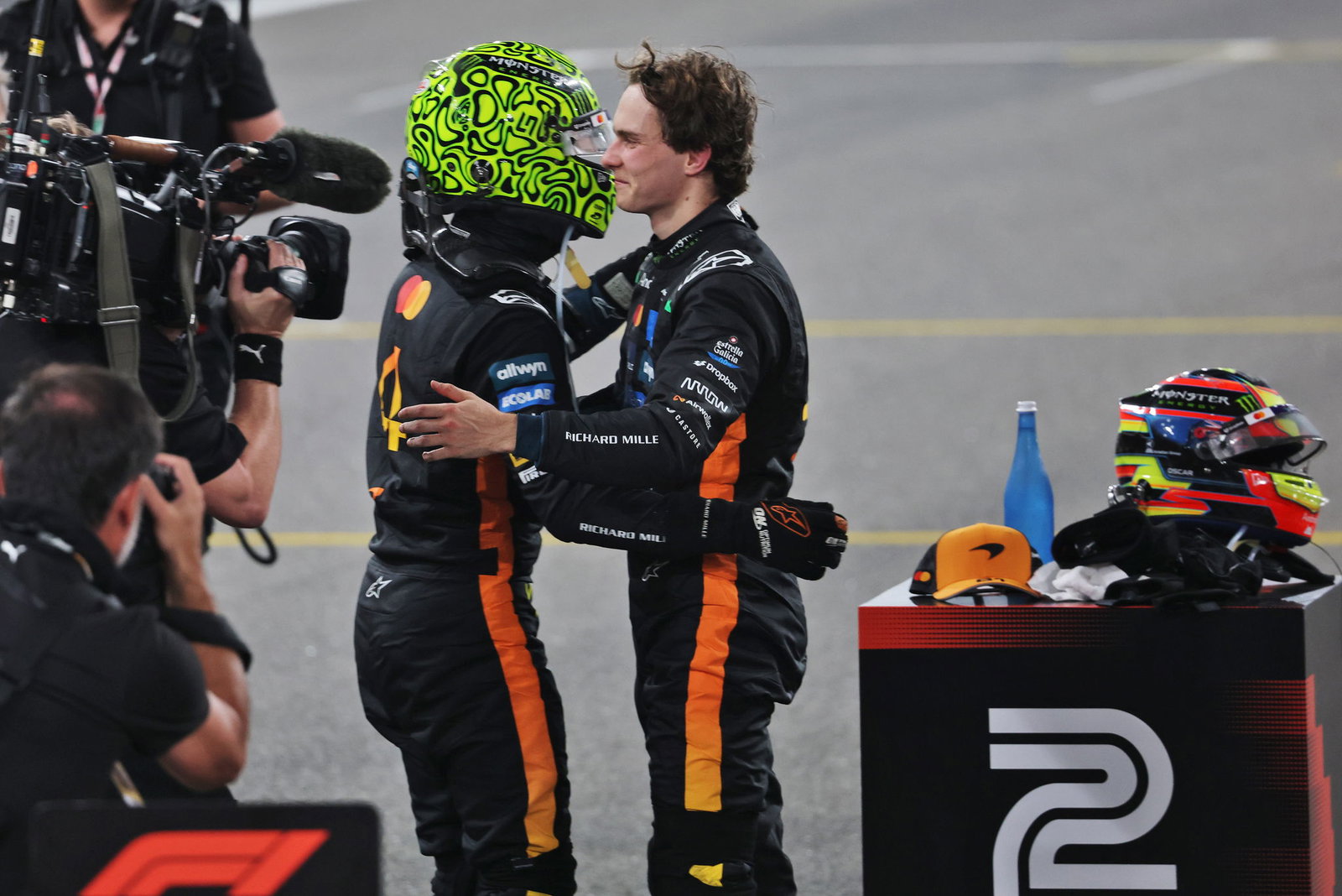 Lando Norris and Oscar Piastri 
