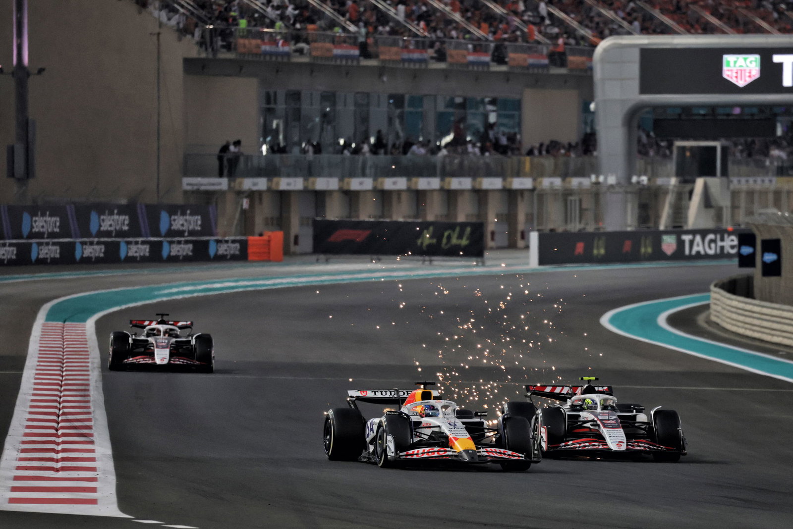 Isack Hadjar and Ollie Bearman battle in Abu Dhabi 