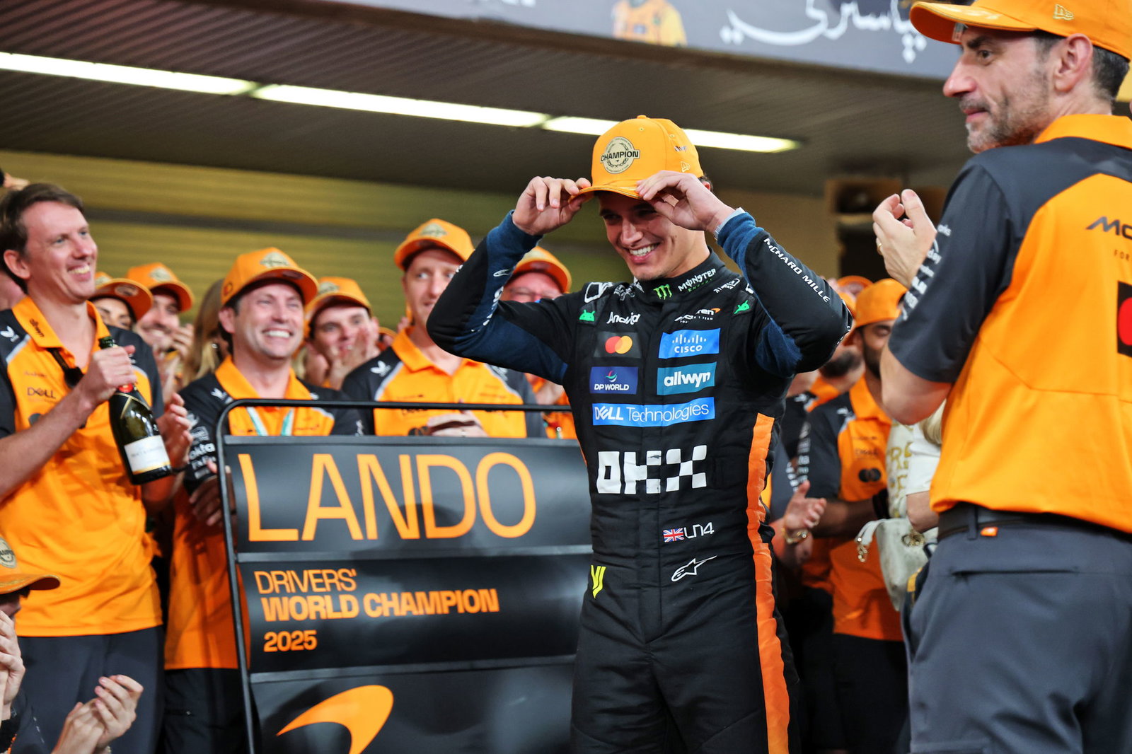 Norris is McLaren's first world champion since Hamilton in 2008