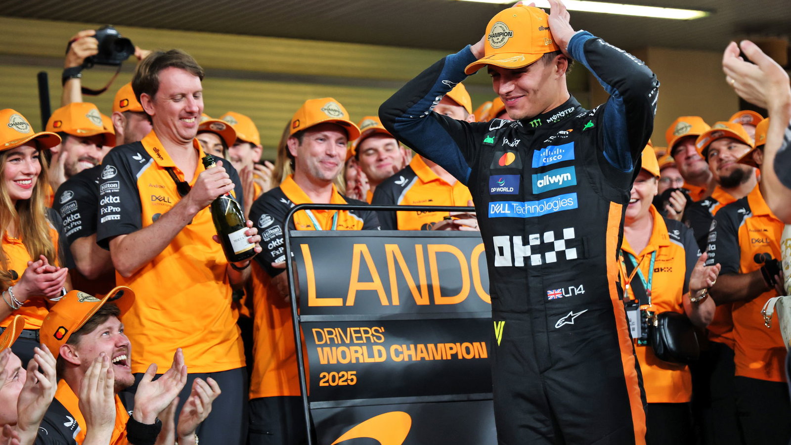 Norris is the 11th F1 world champion to hail from Britain
