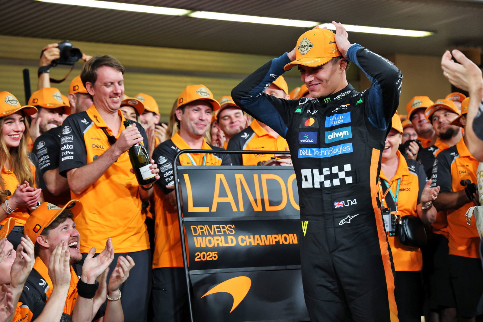 Norris is the 11th F1 world champion to hail from Britain