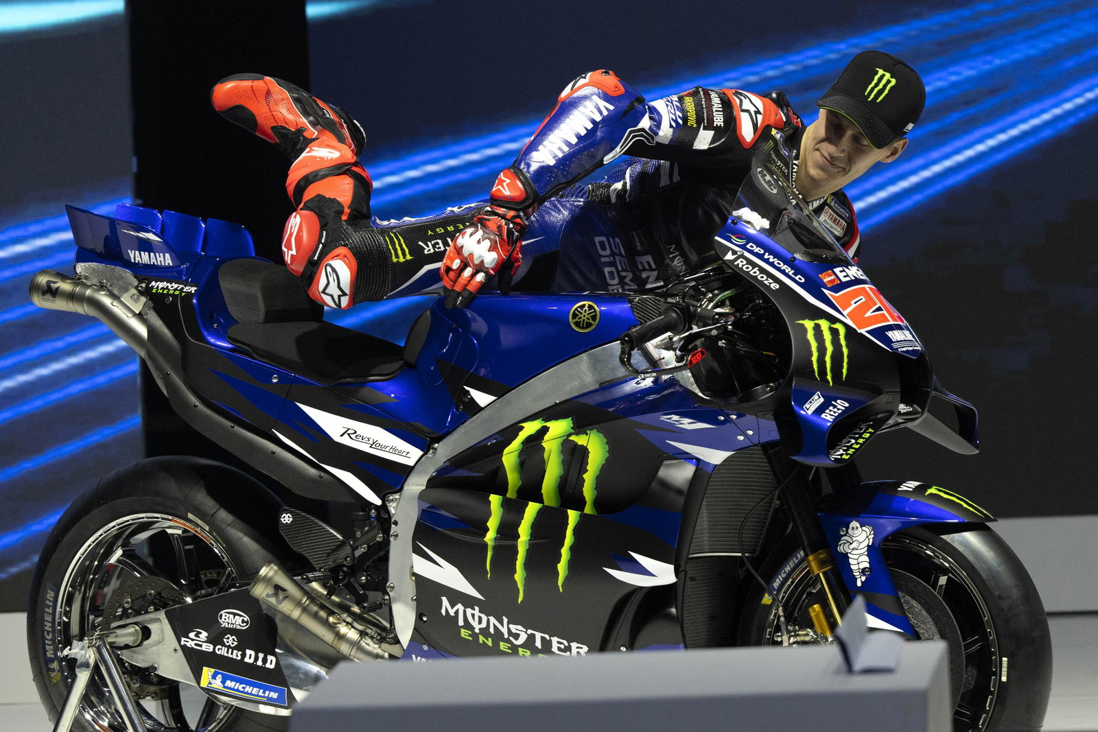 Fabio Quartararo, 2026 Monster Yamaha team launch.